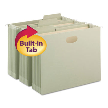 Smead® Fastab Tuff Hanging Pockets, Letter Size, 1-3-cut Tab, Moss, 9-box freeshipping - TVN Wholesale